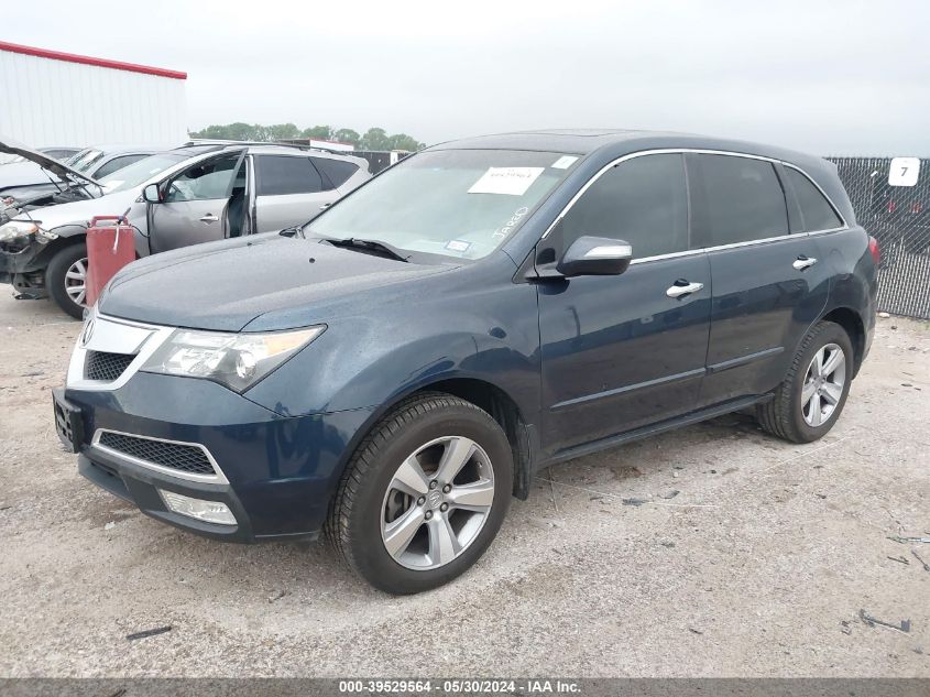 2013 Acura Mdx VIN: 2HNYD2H24DH501428 Lot: 39529564