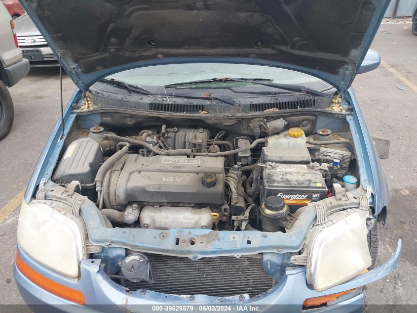 2007 Chevrolet Aveo 5 Ls VIN: KL1TD666X7B786024 Lot: 39529579