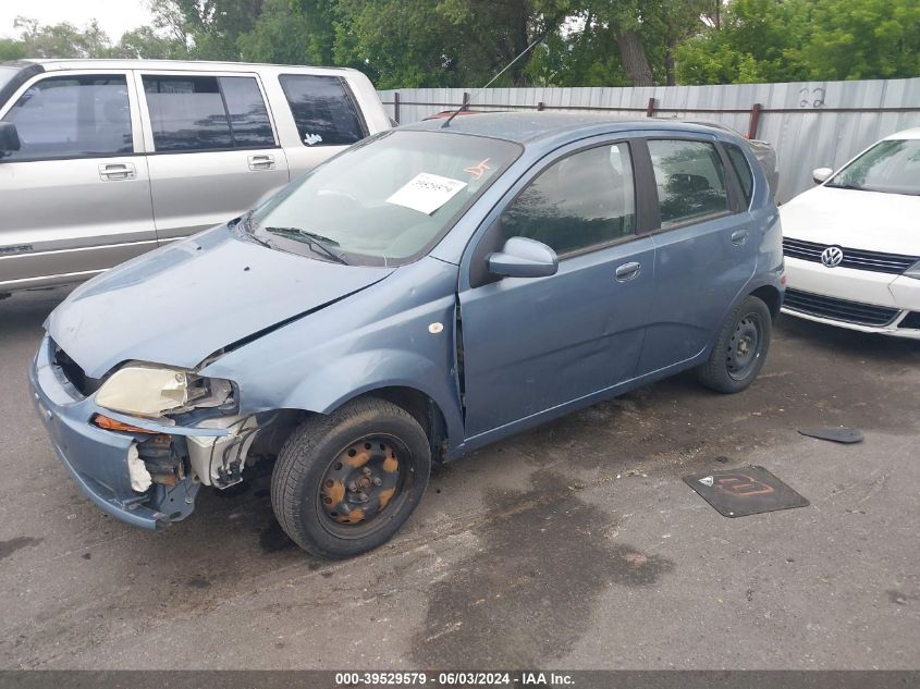 2007 Chevrolet Aveo 5 Ls VIN: KL1TD666X7B786024 Lot: 39529579