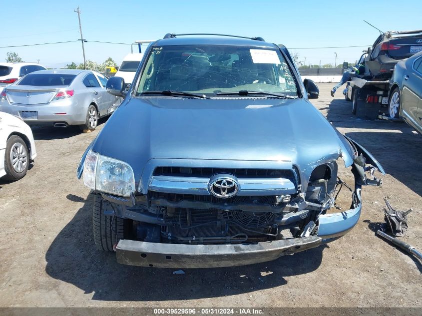 2005 Toyota Sequoia Sr5 V8 VIN: 5TDZT34A05S261037 Lot: 39529596