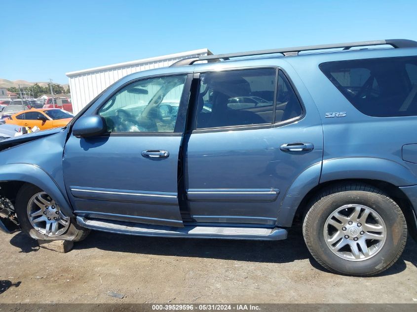 2005 Toyota Sequoia Sr5 V8 VIN: 5TDZT34A05S261037 Lot: 39529596