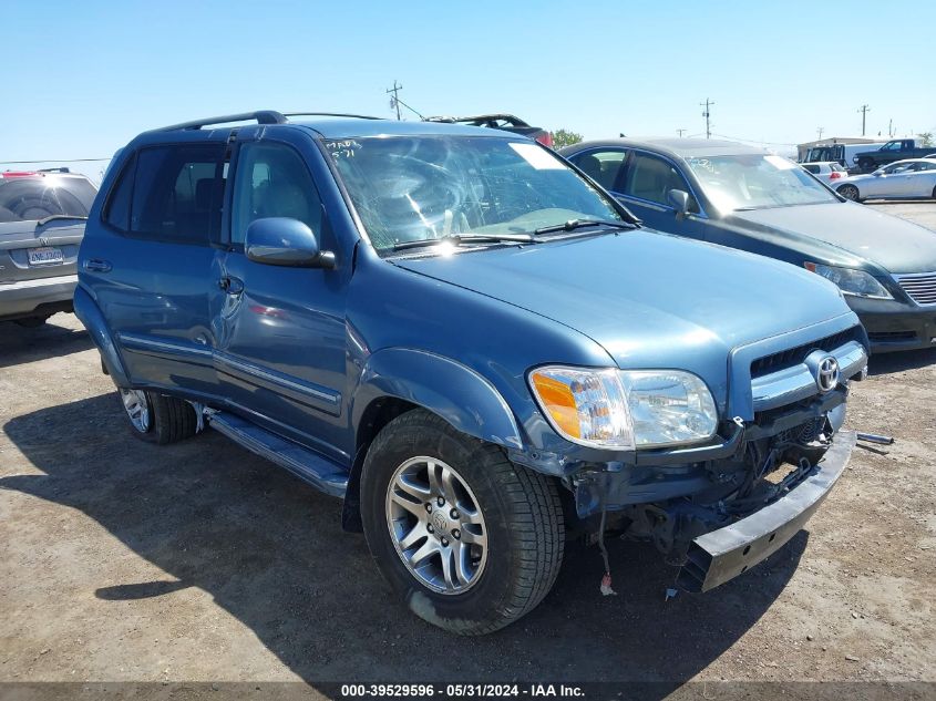 2005 Toyota Sequoia Sr5 V8 VIN: 5TDZT34A05S261037 Lot: 39529596