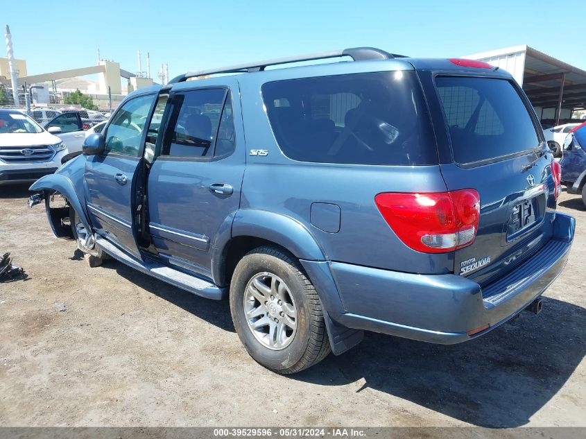 2005 Toyota Sequoia Sr5 V8 VIN: 5TDZT34A05S261037 Lot: 39529596