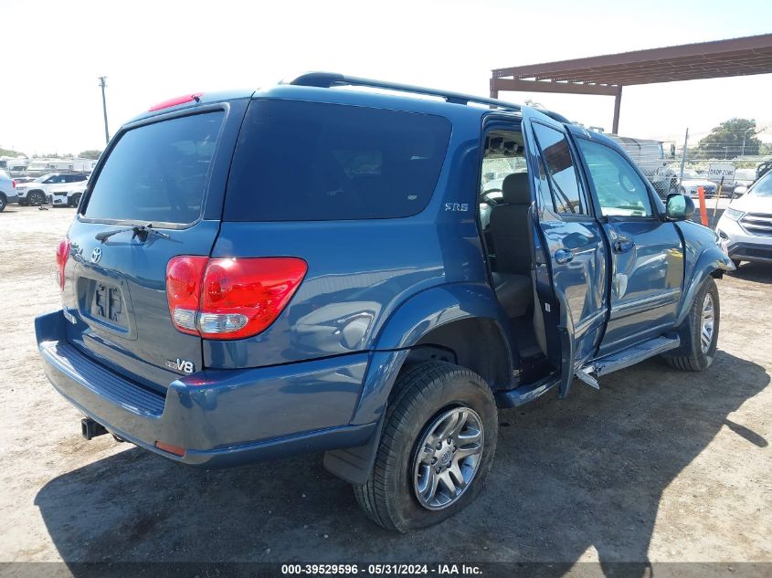 2005 Toyota Sequoia Sr5 V8 VIN: 5TDZT34A05S261037 Lot: 39529596