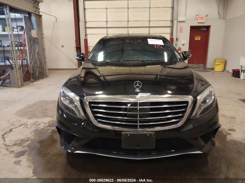 2015 Mercedes-Benz S 63 Amg 4Matic VIN: WDDUG7JB6FA111506 Lot: 39529622