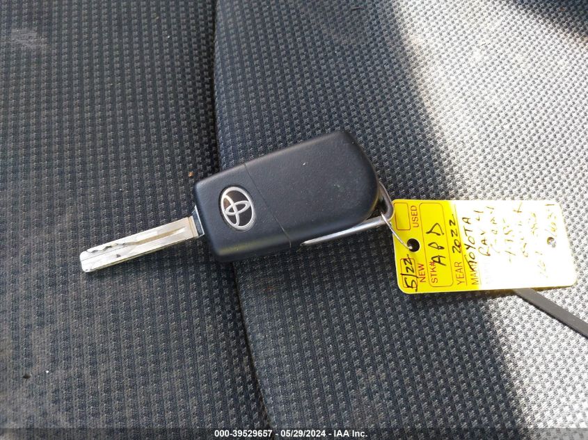 2022 Toyota Rav4 Le VIN: 2T3F1RFV3NC264980 Lot: 39529657