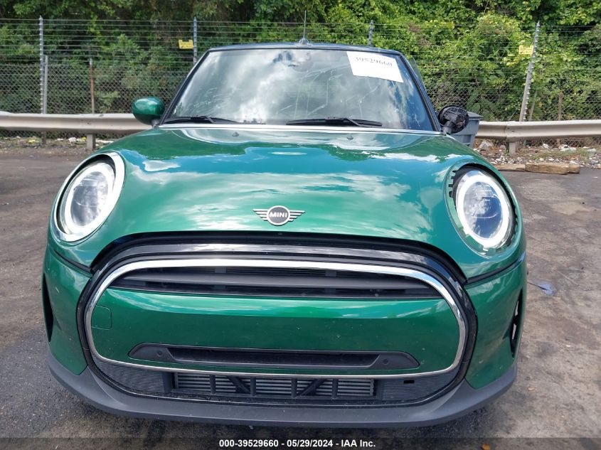 2022 Mini Convertible Cooper VIN: WMW23DL05N3N53605 Lot: 39529660