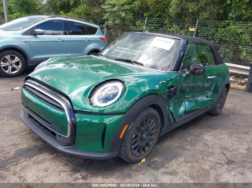 2022 Mini Convertible Cooper VIN: WMW23DL05N3N53605 Lot: 39529660
