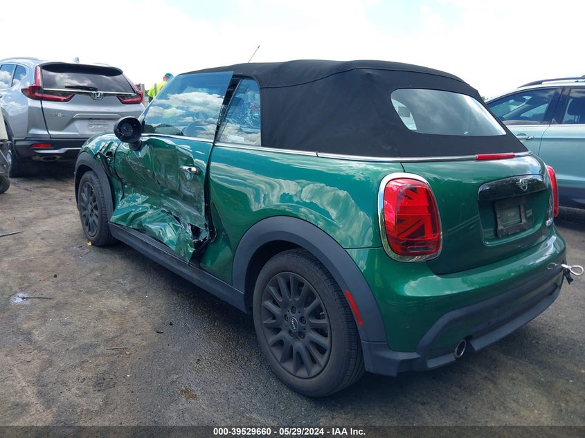 2022 Mini Convertible Cooper VIN: WMW23DL05N3N53605 Lot: 39529660