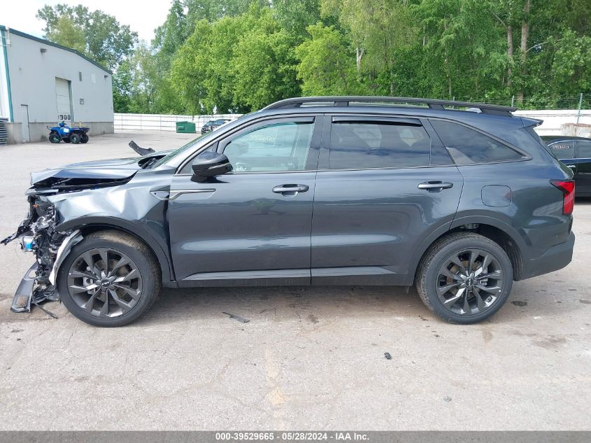 2023 Kia Sorento X-Line Ex VIN: 5XYRHDLF2PG229324 Lot: 39529665