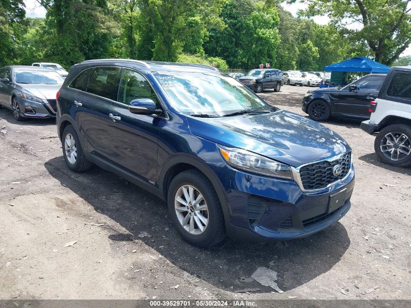 2019 Kia Sorento 2.4L Lx VIN: 5XYPGDA38KG522494 Lot: 39529701