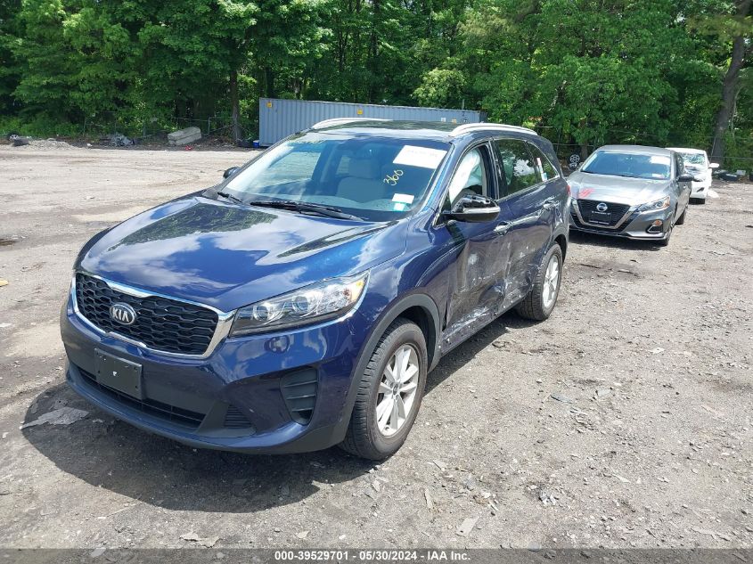 2019 Kia Sorento 2.4L Lx VIN: 5XYPGDA38KG522494 Lot: 39529701