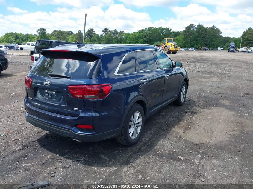 2019 Kia Sorento 2.4L Lx VIN: 5XYPGDA38KG522494 Lot: 39529701