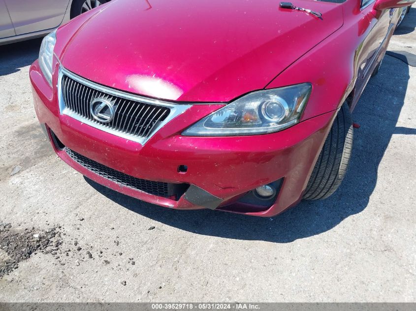 2012 Lexus Is 250 VIN: JTHCF5C29C5058121 Lot: 39529718