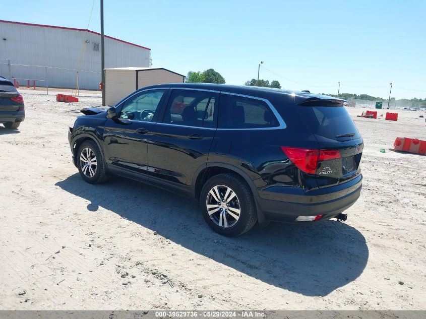 2017 Honda Pilot Ex VIN: 5FNYF5H35HB017886 Lot: 39529736