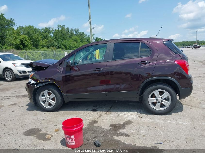 2022 Chevrolet Trax Awd Ls VIN: KL7CJNSM1NB525357 Lot: 39529743
