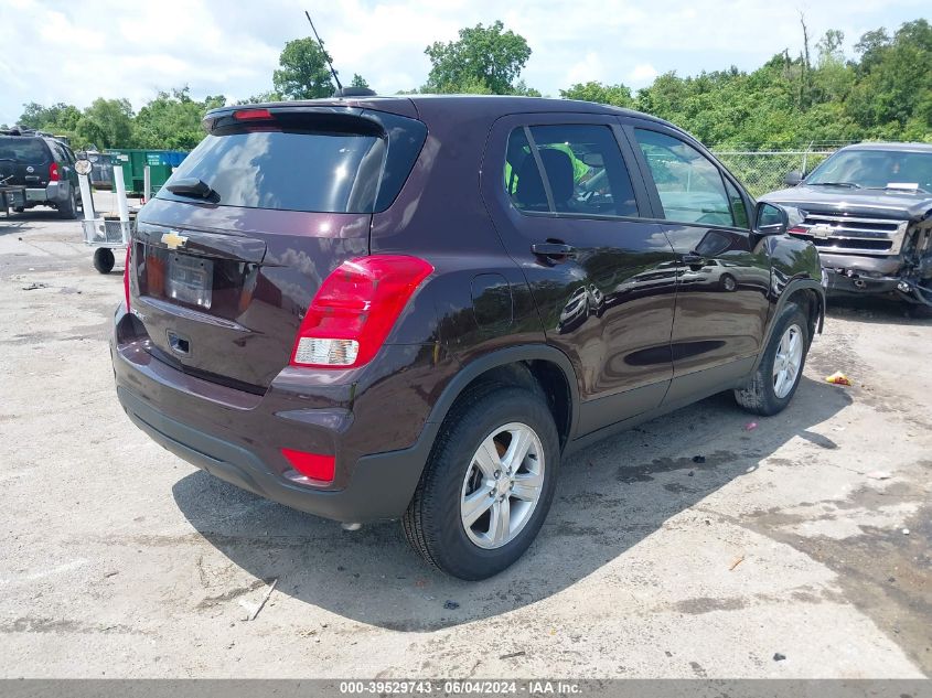 2022 Chevrolet Trax Awd Ls VIN: KL7CJNSM1NB525357 Lot: 39529743