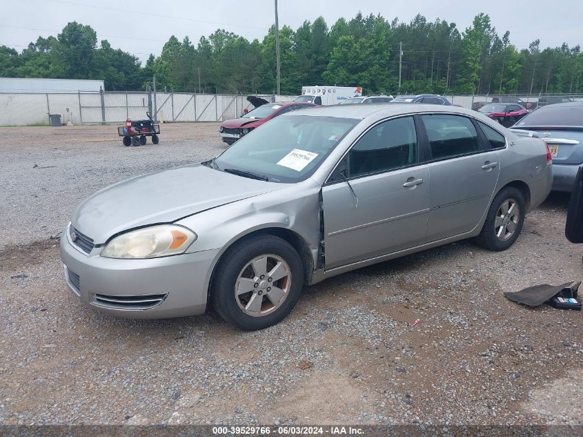 2006 Chevrolet Impala Lt VIN: 2G1WT58K569380450 Lot: 39529766