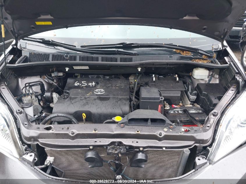 2012 Toyota Sienna Xle V6 8 Passenger VIN: 5TDYK3DC7CS244247 Lot: 39529773