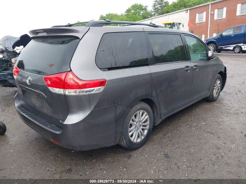 2012 Toyota Sienna Xle V6 8 Passenger VIN: 5TDYK3DC7CS244247 Lot: 39529773