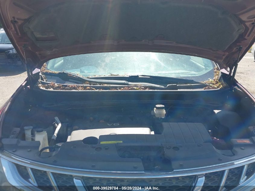 2012 Nissan Murano Le VIN: JN8AZ1MW4CW212274 Lot: 39529784