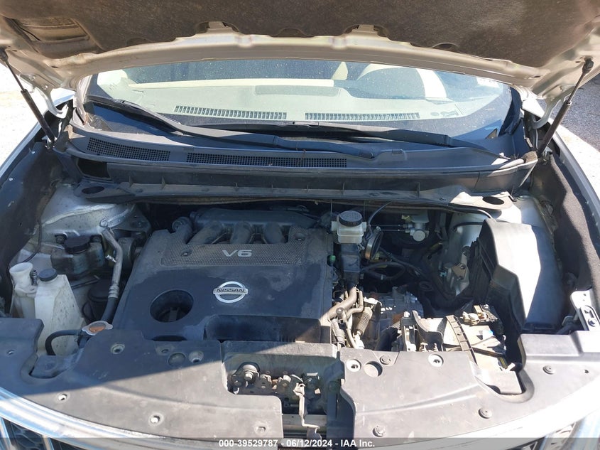 2012 Nissan Murano S VIN: JN8AZ1MU9CW117241 Lot: 39529787