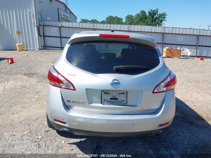 2012 Nissan Murano S VIN: JN8AZ1MU9CW117241 Lot: 39529787
