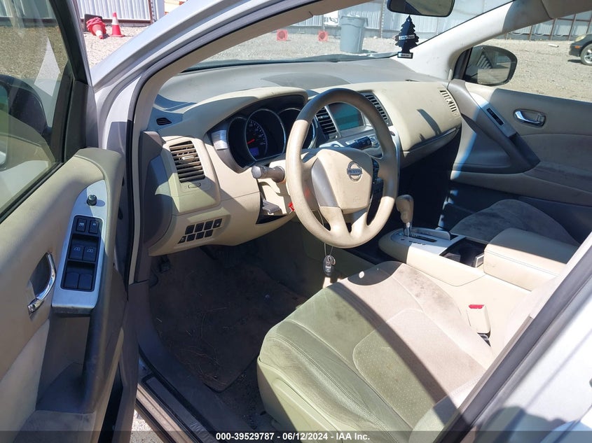 2012 Nissan Murano S VIN: JN8AZ1MU9CW117241 Lot: 39529787
