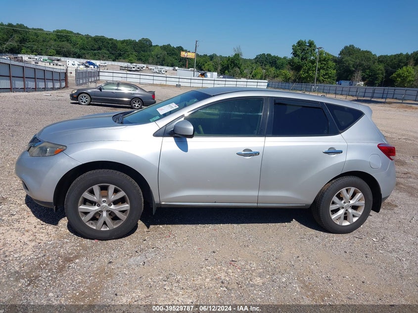 2012 Nissan Murano S VIN: JN8AZ1MU9CW117241 Lot: 39529787