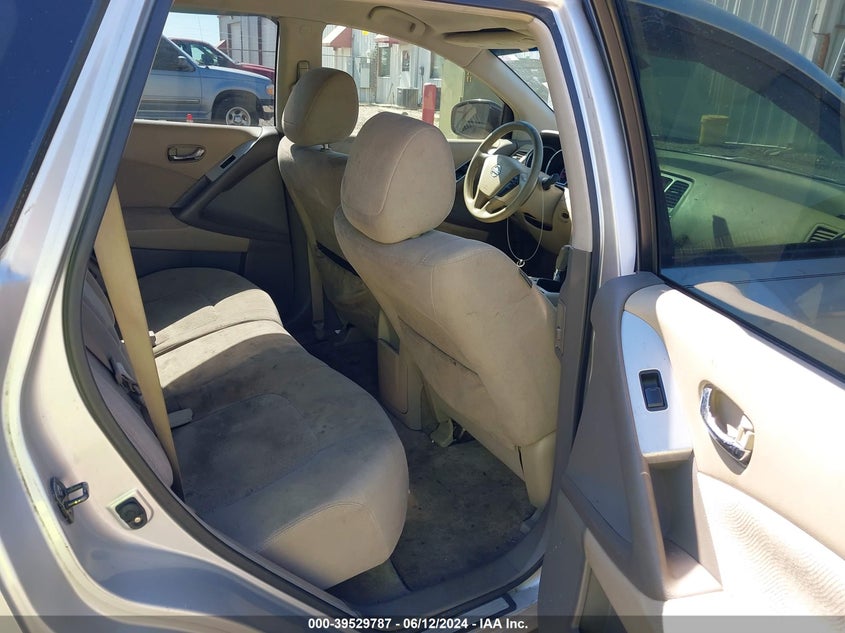 2012 Nissan Murano S VIN: JN8AZ1MU9CW117241 Lot: 39529787