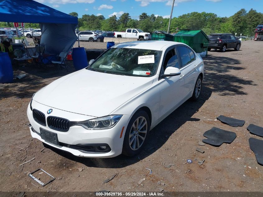 2018 BMW 320I xDrive VIN: WBA8E5G55JNU47444 Lot: 39529795