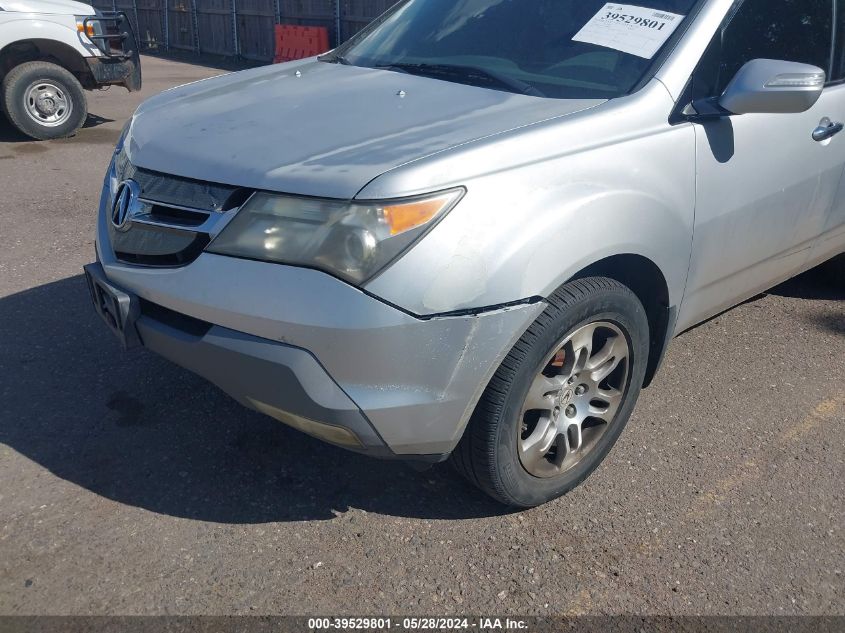 2007 Acura Mdx VIN: 2HNYD282X7H503835 Lot: 39529801