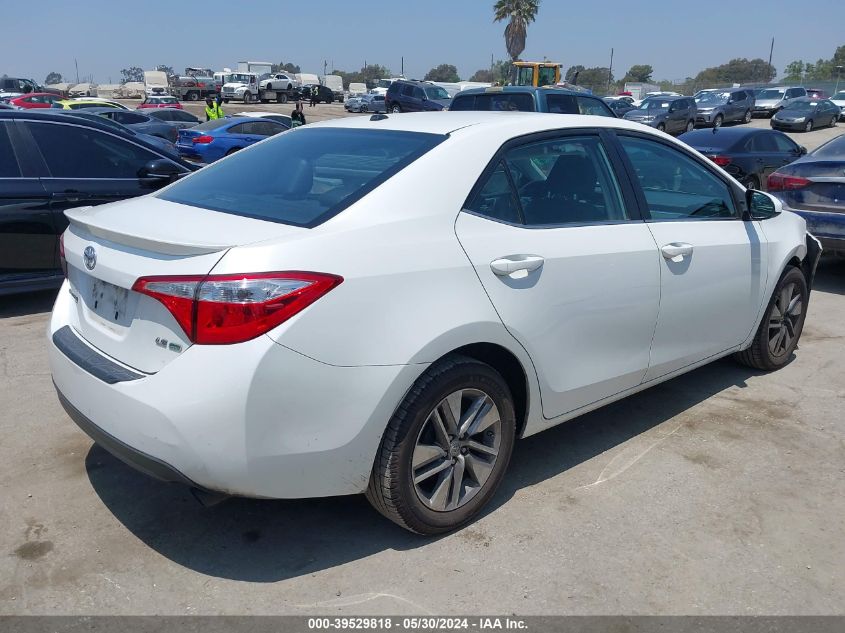 2014 Toyota Corolla Le Eco Premium VIN: 5YFBPRHE2EP018022 Lot: 39529818