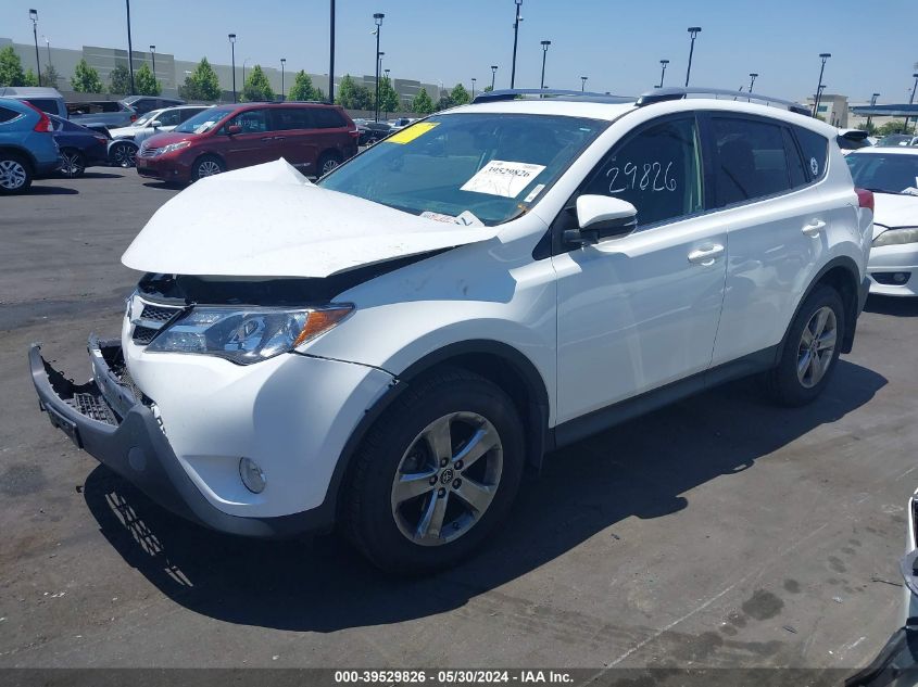 2015 Toyota Rav4 Xle VIN: JTMRFREV2FD147730 Lot: 39529826