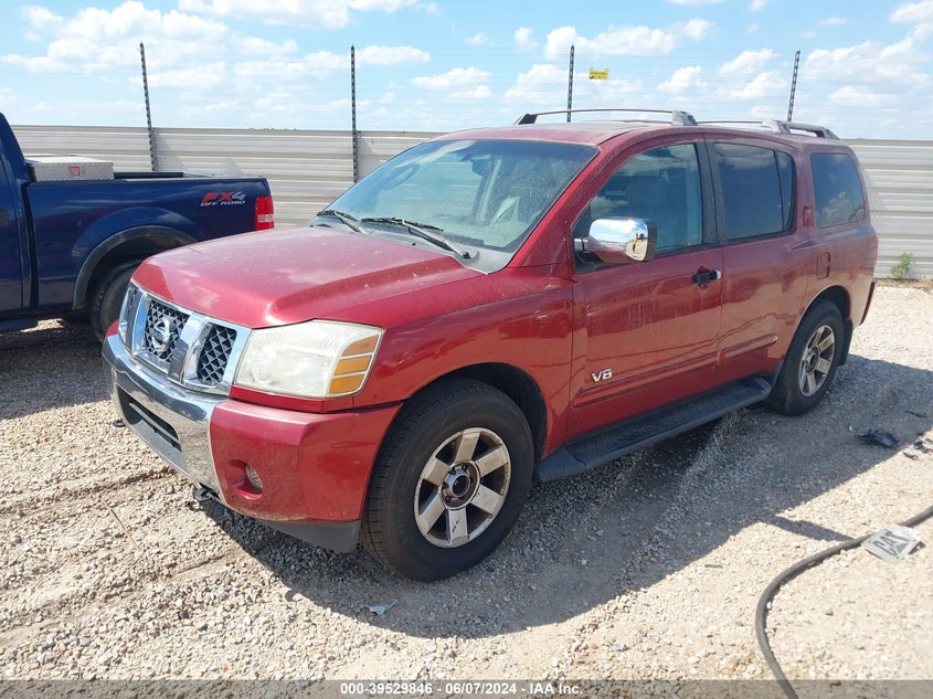 2005 Nissan Armada Le VIN: 5N1AA08B85N711197 Lot: 39529846
