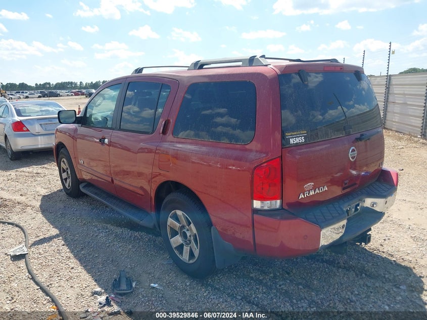 2005 Nissan Armada Le VIN: 5N1AA08B85N711197 Lot: 39529846