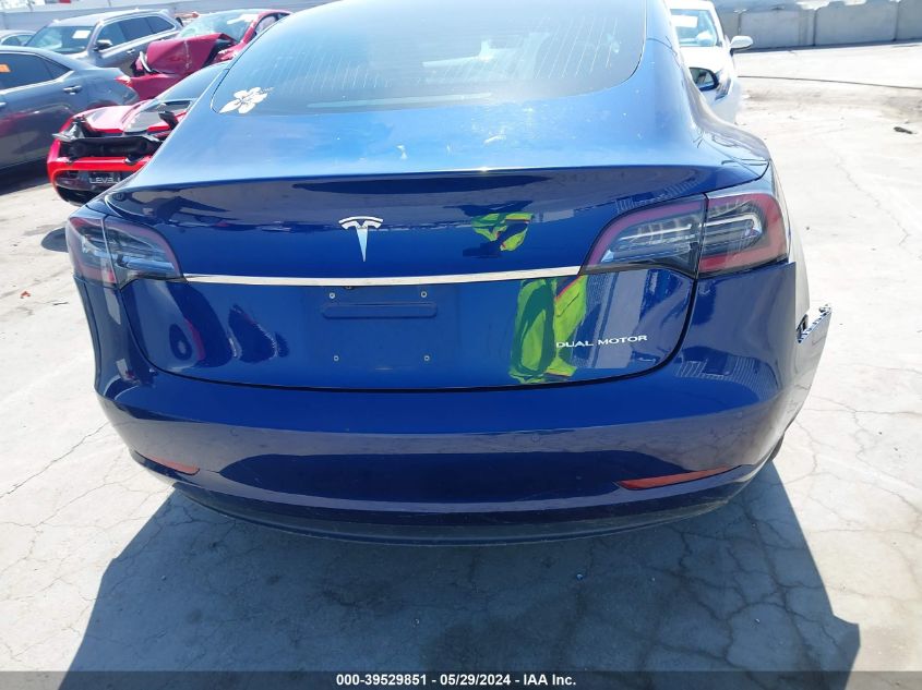 2018 Tesla Model 3 Long Range/Performance VIN: 5YJ3E1EB3JF112146 Lot: 39529851