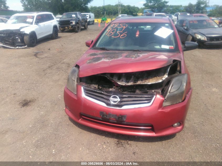 3N1AB6AP8CL669480 2012 Nissan Sentra 2.0 Sl