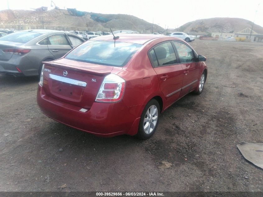 2012 Nissan Sentra 2.0 Sl VIN: 3N1AB6AP8CL669480 Lot: 39529856