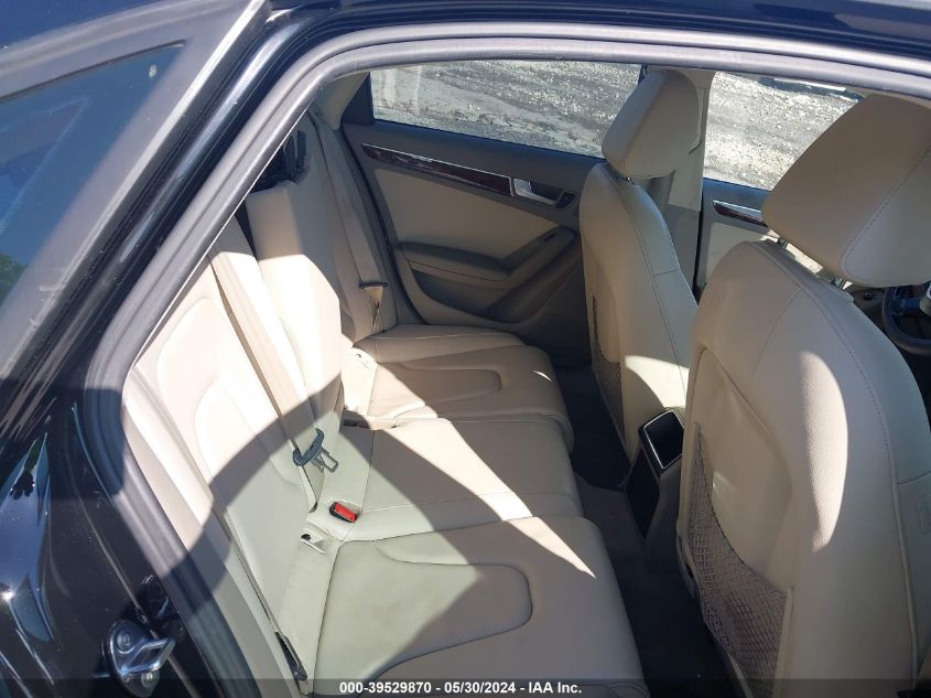 2011 Audi A4 2.0T Premium VIN: WAUBFAFL6BN056297 Lot: 39529870