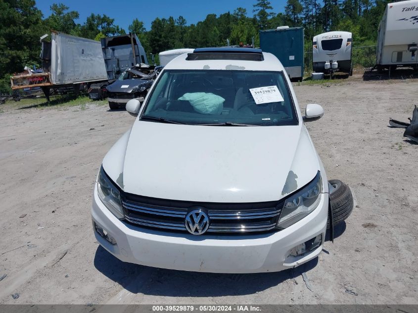 2013 Volkswagen Tiguan S VIN: WVGAV3AX4DW625793 Lot: 39529879