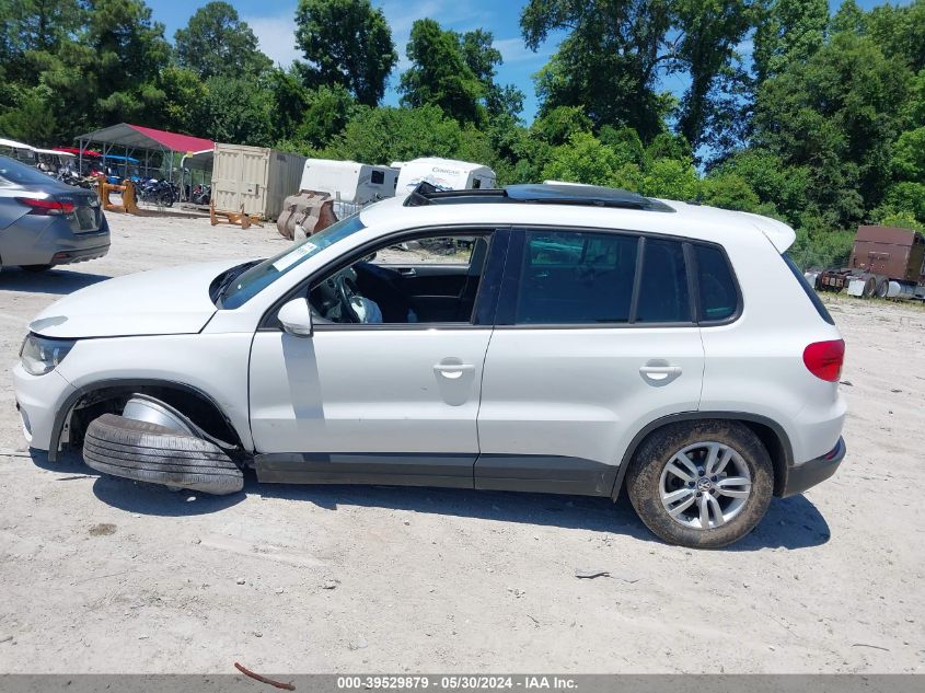 2013 Volkswagen Tiguan S VIN: WVGAV3AX4DW625793 Lot: 39529879