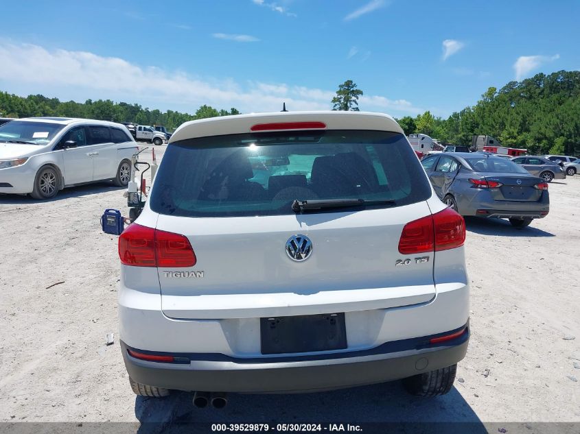 2013 Volkswagen Tiguan S VIN: WVGAV3AX4DW625793 Lot: 39529879