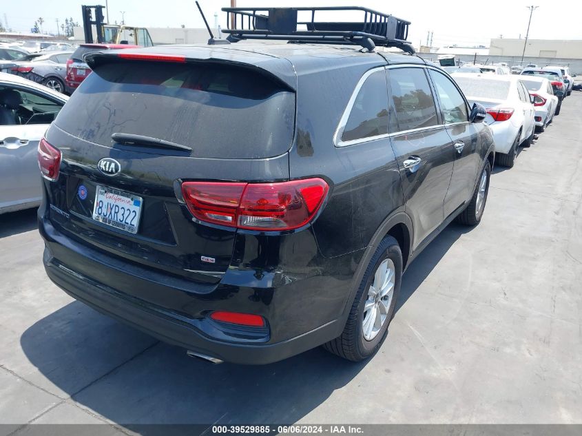 2019 Kia Sorento 2.4L L VIN: 5XYPG4A34KG579114 Lot: 39529885