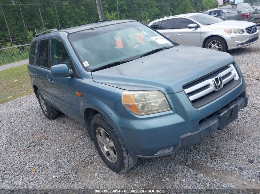 2007 Honda Pilot Ex VIN: 5FNYF28467B034900 Lot: 39529894