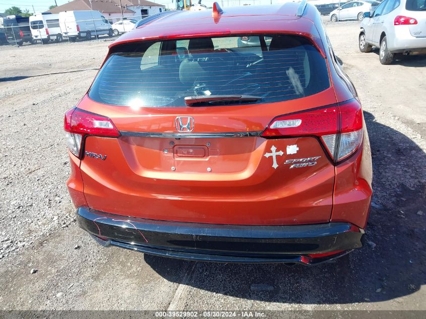 2020 Honda Hr-V Awd Sport VIN: 3CZRU6H10LM708479 Lot: 39529902
