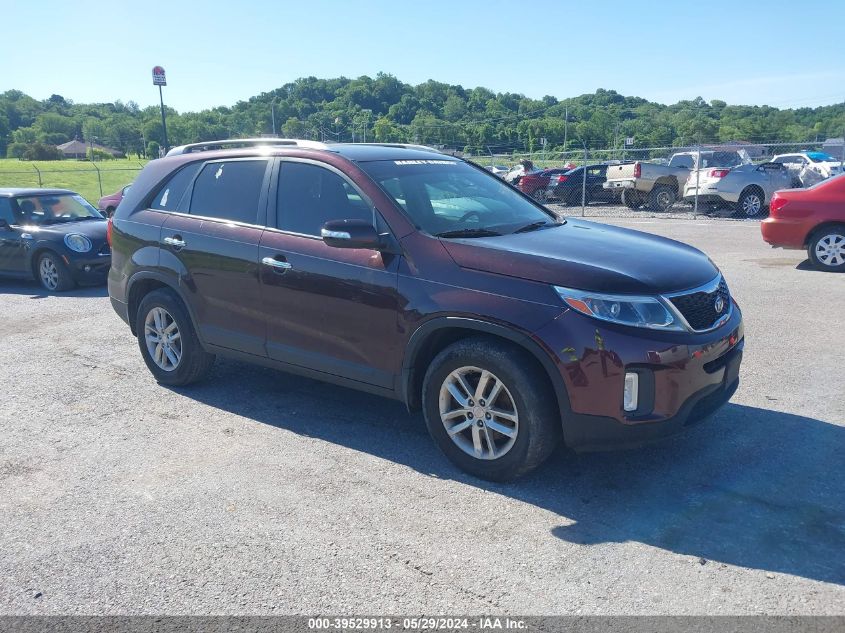 2014 Kia Sorento Lx VIN: 5XYKT4A67EG528484 Lot: 39529913