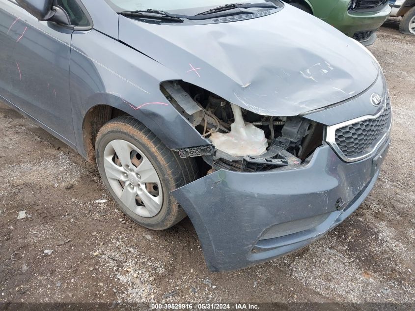 2016 Kia Forte Lx VIN: KNAFK4A68G5604825 Lot: 39529916