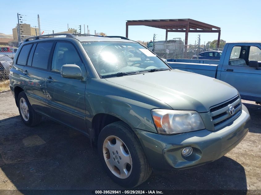 2006 Toyota Highlander Limited V6 VIN: JTEEP21A360178106 Lot: 39529941