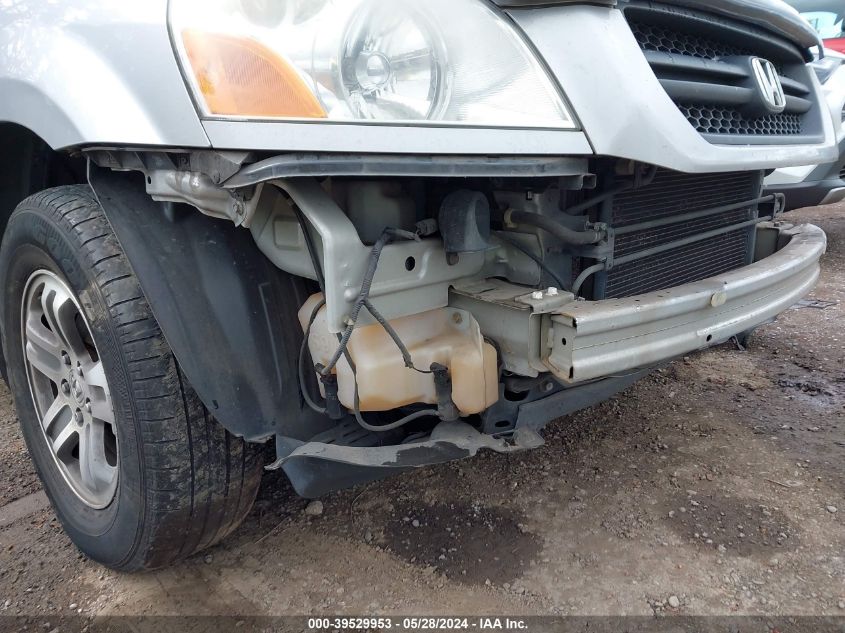 2004 Honda Pilot Ex-L VIN: 2HKYF18724H609981 Lot: 39529953